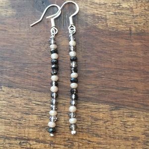 Stirling earring hand made